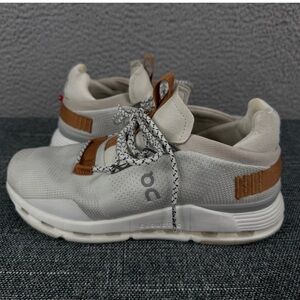 On Cloud Cloudnova Running Shoes White Pearl Brown